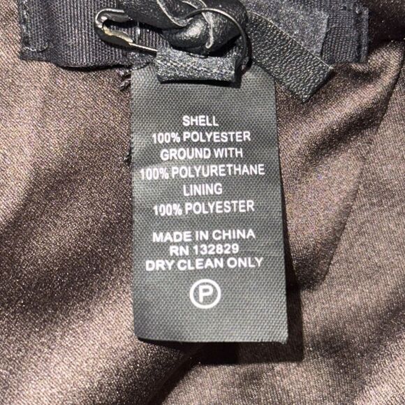 NWT H:OURS Blake Mini Dress in Dark Brown Small Revolve - Picture 13 of 14